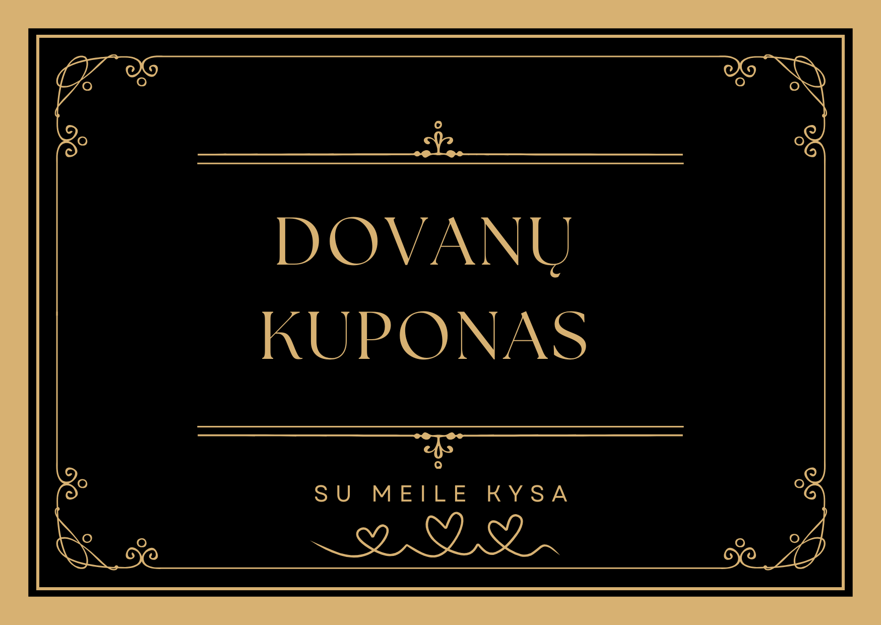 Dovanų kuponas